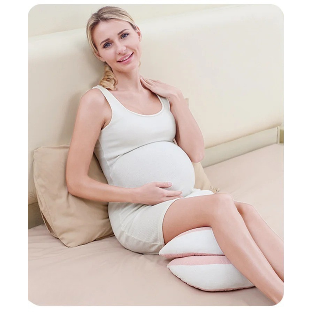 MamiComfort – U-förmiges Schwangerschafts- & Stillkissen mit Rundum-Stütze