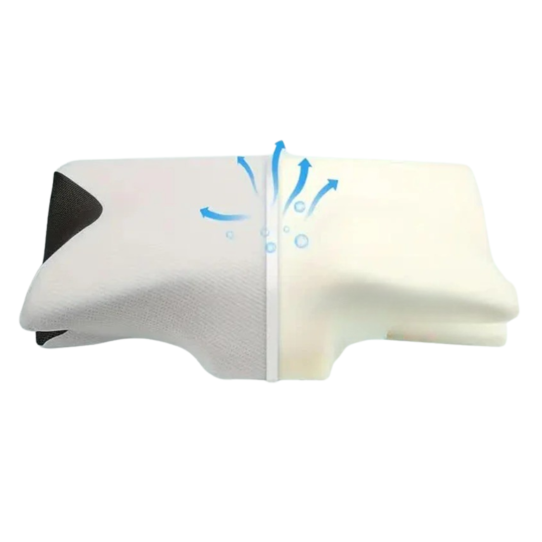 SleepAlign – Nackenkissen mit Memory Foam für alle Schlafpositionen