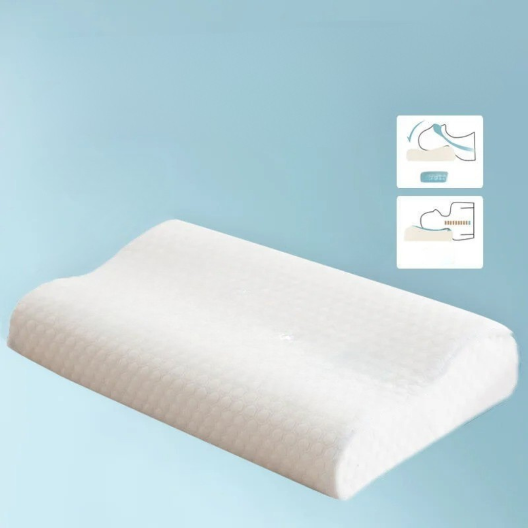 NeckRelief – Ergonomisches Memory Foam Kissen gegen Nackenschmerzen