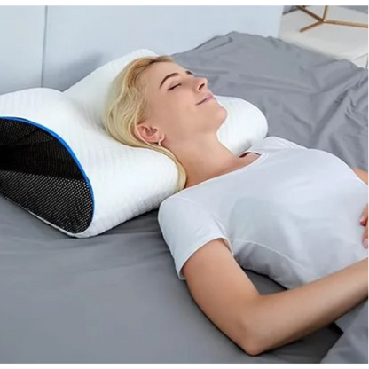 SleepAlign – Nackenkissen mit Memory Foam für alle Schlafpositionen