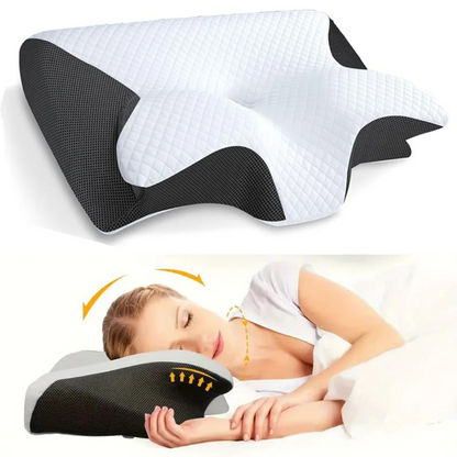 SleepAlign – Nackenkissen mit Memory Foam für alle Schlafpositionen