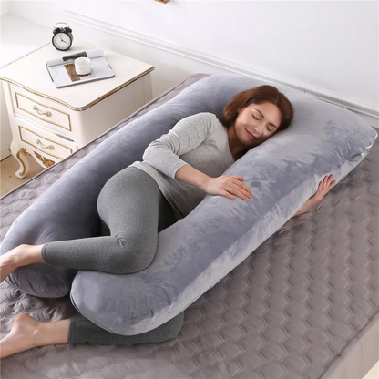 BodyNest – Großes U-Kissen für Seitenschläfer & werdende Mütter